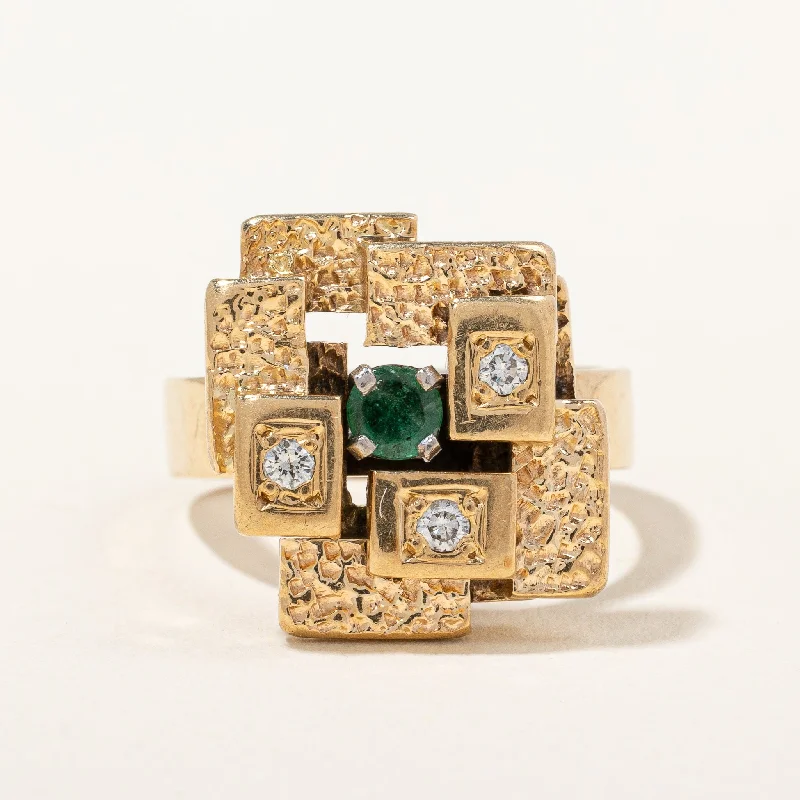 Accessorize For Less – Luxury Jewelry At Affordable Prices Vintage 1970s Emerald Cocktail Ring | 0.09 ct, SZ 5.5 | Accessorize For Less – Luxury Jewelry At Affordable Prices Vintage 1970s Emerald Cocktail Ring | 0.09 ct, SZ 5.5 |