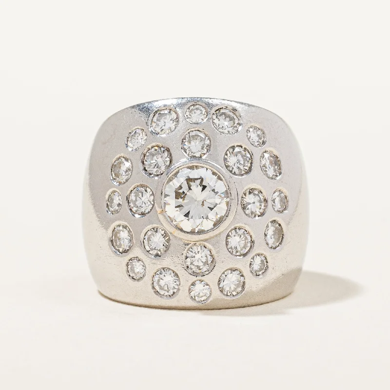 Special Offers On Handcrafted And Designer Jewelry Platinum Multi Diamond Cocktail Ring | 2.00 ctw, SZ 5 | Special Offers On Handcrafted And Designer Jewelry Platinum Multi Diamond Cocktail Ring | 2.00 ctw, SZ 5 |