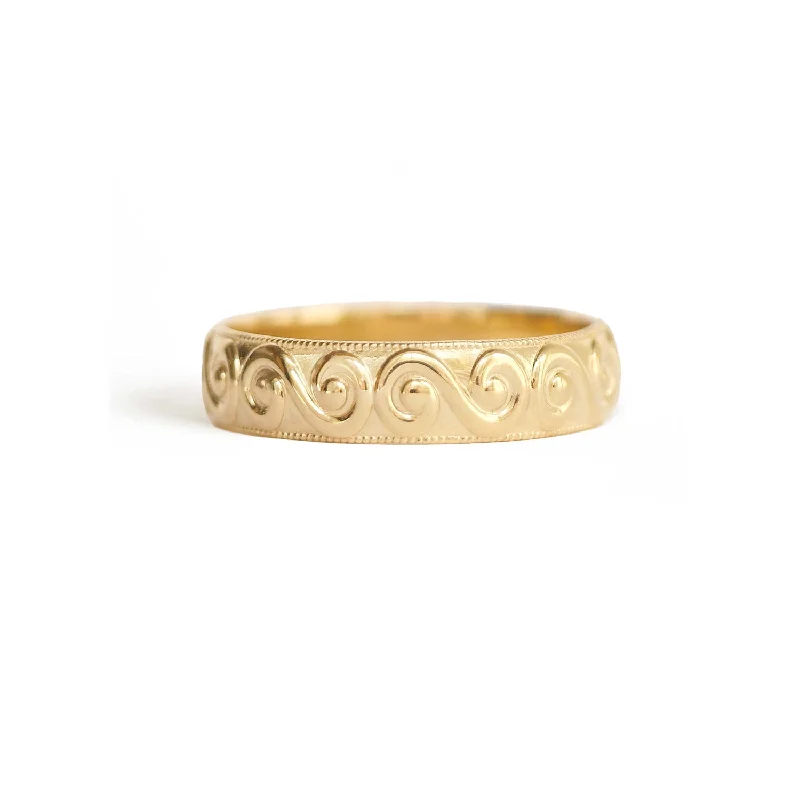 Shop Dazzling Jewelry At The Best Prices 5mm Wide Deco Wind Band