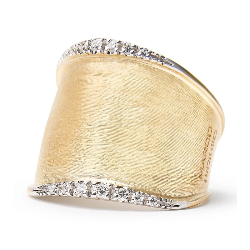 Limited Stock On Premium Jewelry At Low Prices Lunaria Large Band with Diamonds