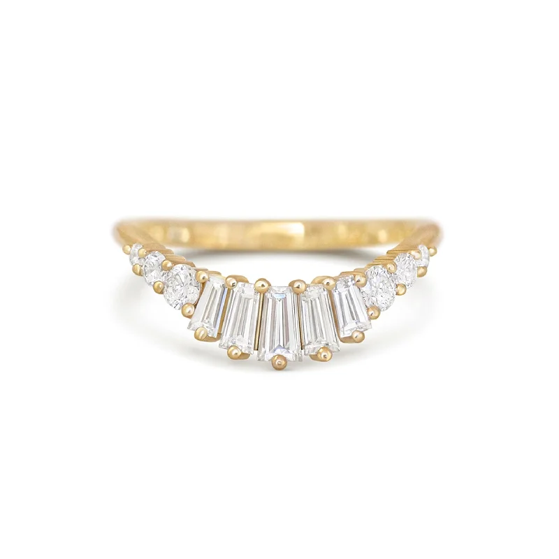 Don't Miss Out On Bestselling Jewelry At Special Prices Baguette & Round Contour Band