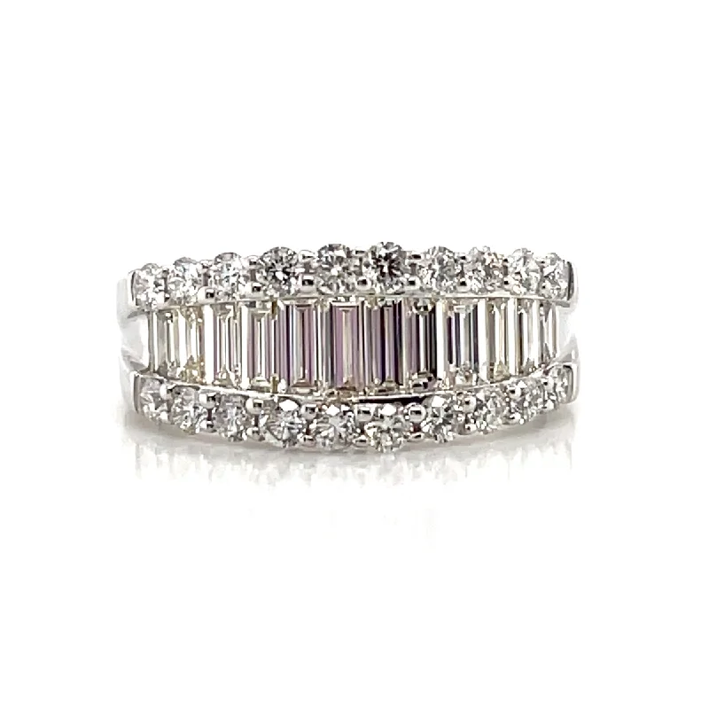 Sparkle On A Budget – Fine Jewelry For Less Bremer Jewelry By My Side Diamond Fashion Ring in 14K White Gold (1.94ctw) Sparkle On A Budget – Fine Jewelry For Less Bremer Jewelry By My Side Diamond Fashion Ring in 14K White Gold (1.94ctw)
