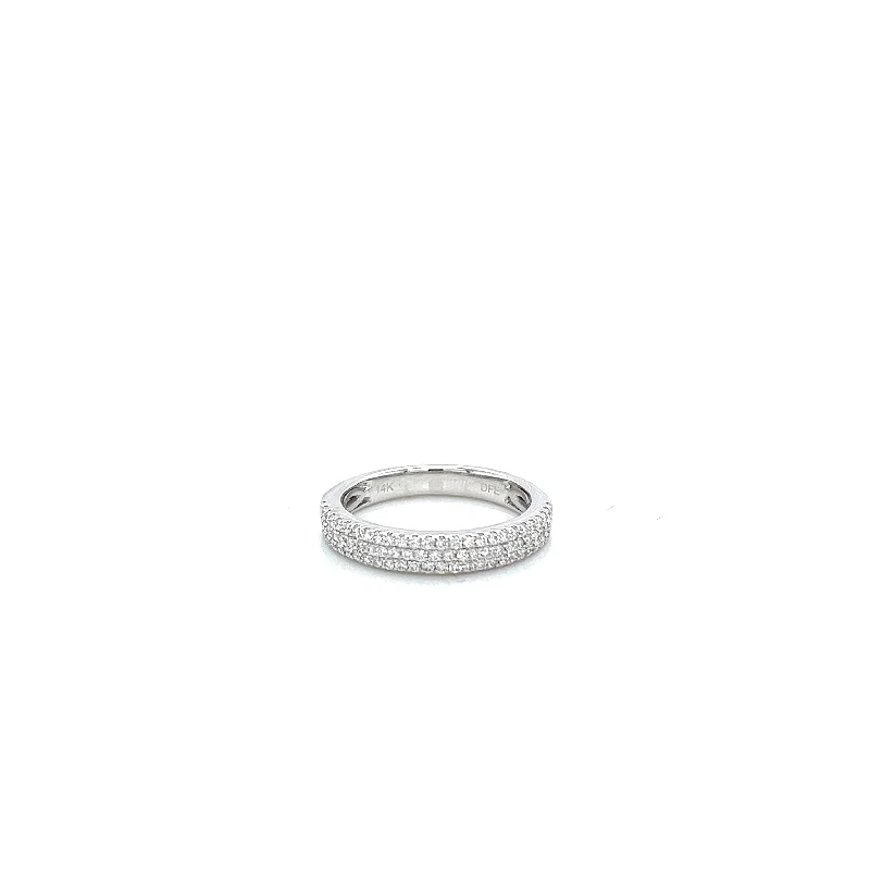 Affordable Luxury Jewelry For Every Occasion Half Anniversary Diamond Wedding Ring in 14K White Gold (0.45ctw) Affordable Luxury Jewelry For Every Occasion Half Anniversary Diamond Wedding Ring in 14K White Gold (0.45ctw)