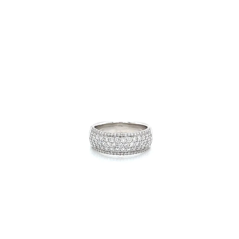 Huge Savings On Timeless Jewelry Collections Round Diamond Half Anniversary Fashion Ring in 14K White Gold (1.10ctw) Huge Savings On Timeless Jewelry Collections Round Diamond Half Anniversary Fashion Ring in 14K White Gold (1.10ctw)
