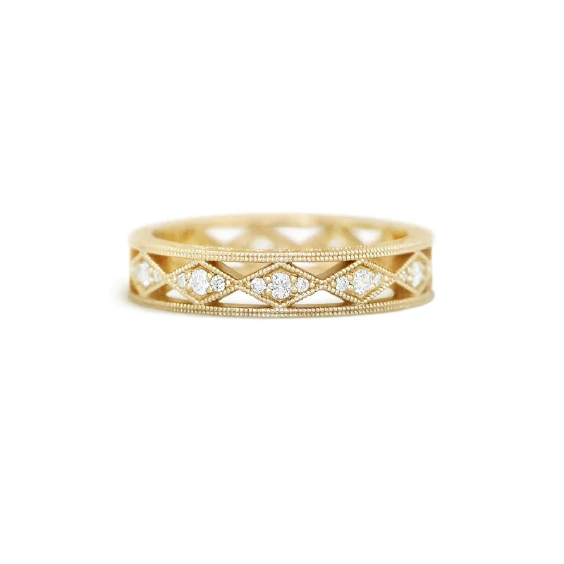 Huge Markdowns On Premium Jewelry Styles Deco Diamond Band