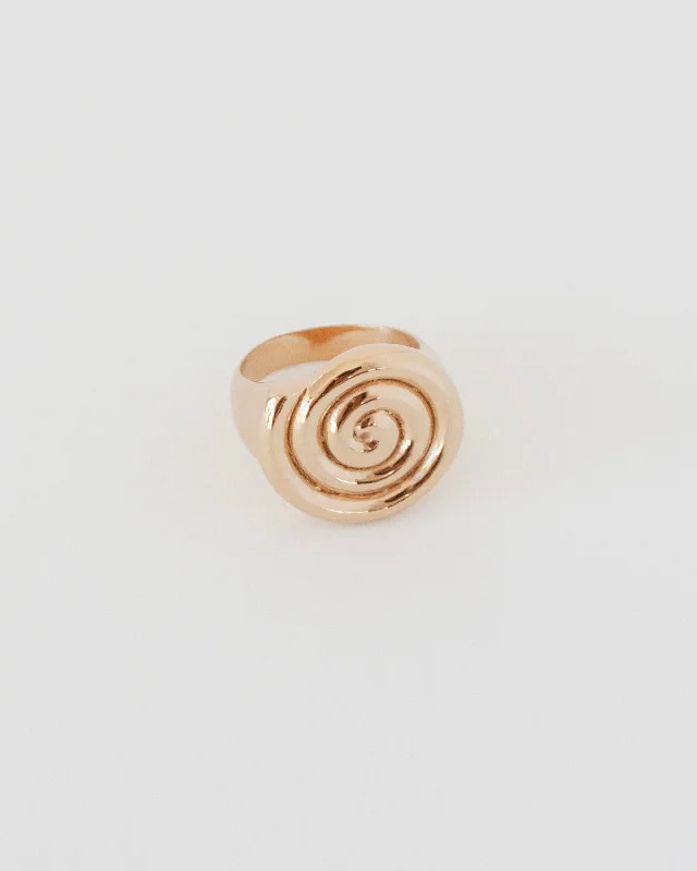 Big Discounts On Elegant Jewelry Collections EXISTENTIAL SWIRL RING