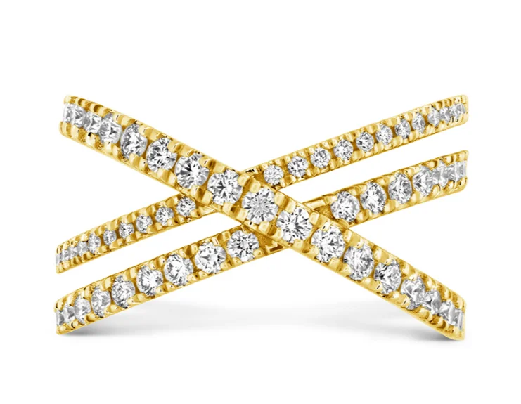 Eco-Friendly Sustainable Jewelry For Conscious Buyers Hearts On Fire Round Diamonds Fashion Ring in 18K Yellow Gold (.69ctw) Eco-Friendly Sustainable Jewelry For Conscious Buyers Hearts On Fire Round Diamonds Fashion Ring in 18K Yellow Gold (.69ctw)
