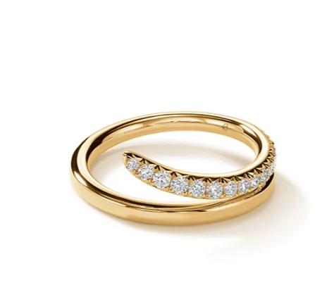 Elegant Jewelry At Unbeatable Offers – Shop Before It's Gone Hearts On Fire Round Vela French Cut Pave Diamond Ring in 18K Yellow Gold (.24ctw)