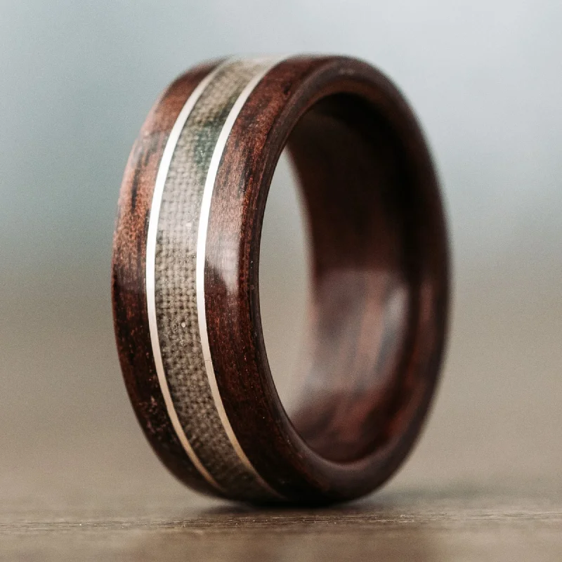 Elevate Your Outfit With Discounted Statement Jewelry (In-Stock) Custom M1 Garand Rifle Stock Wood Wedding Band with Army Multicam Fabric and Dual Sterling Silver Inlays - Size 11.25 | 9mm Wide Elevate Your Outfit With Discounted Statement Jewelry (In-Stock) Custom M1 Garand Rifle Stock Wood Wedding Band with Army Multicam Fabric and Dual Sterling Silver Inlays - Size 11.25 | 9mm Wide