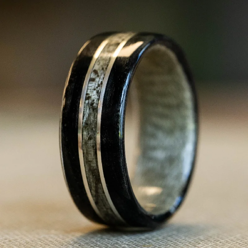 Chic And Stylish Jewelry At Exclusive Prices (In-Stock) Weathered Whiskey Barrel Ring, Weathered Maple & Dual Sterling Silver - Size 8 | 8mm Wide Chic And Stylish Jewelry At Exclusive Prices (In-Stock) Weathered Whiskey Barrel Ring, Weathered Maple & Dual Sterling Silver - Size 8 | 8mm Wide