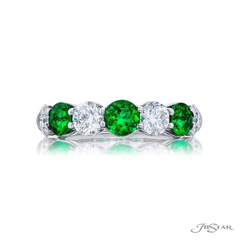 Elegant Necklaces And Bracelets At Limited-Time Offers JB Star Diamonds and Emeralds Half Anniversary Fashion Ring in 950 White Platinum (2.78ctw) Elegant Necklaces And Bracelets At Limited-Time Offers JB Star Diamonds and Emeralds Half Anniversary Fashion Ring in 950 White Platinum (2.78ctw)