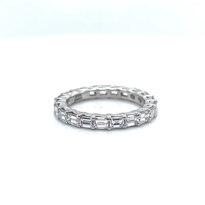 Shop Handcrafted Jewelry At Special Promotional Rates JB Star Emerald Diamond Anniversary/Eternity Fashion Ring in 950 White Platinum (2.33ctw) Shop Handcrafted Jewelry At Special Promotional Rates JB Star Emerald Diamond Anniversary/Eternity Fashion Ring in 950 White Platinum (2.33ctw)