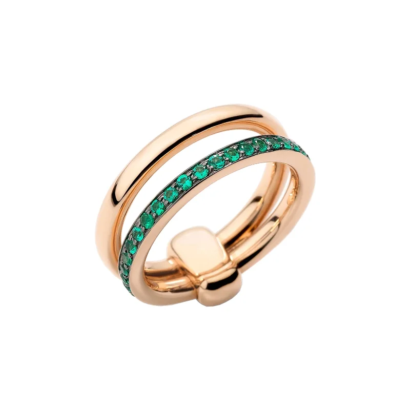 Final Call For Exquisite Jewelry At Reduced Rates Together Ring in Emerald