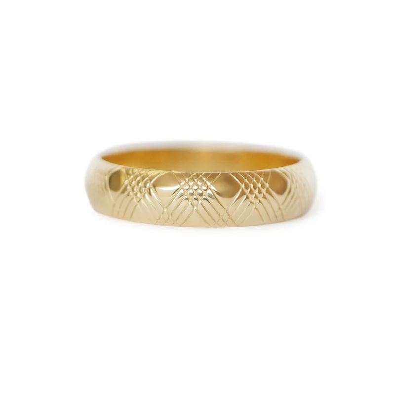 Don't Miss Our Biggest Jewelry Sale Of The Season Wide Crosshatch Band