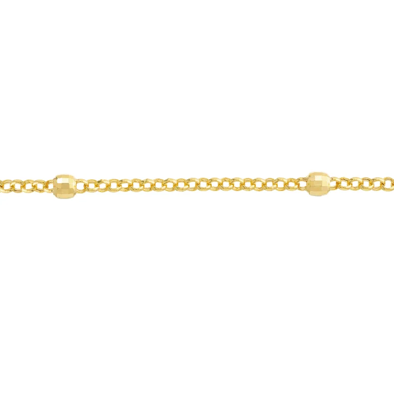 Shop Stylish Jewelry Now And Save Big 3Mm D/c Bead Station Bracelet