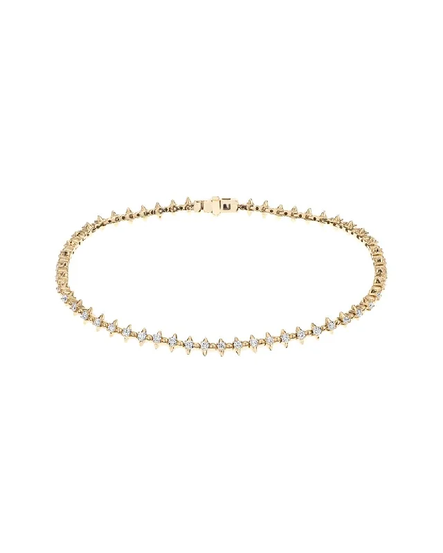 Exclusive Jewelry Offers – Sparkle For Less Adina Reyter 14K 0.97 ct. tw. Diamond London Spike Tennis Bracelet Exclusive Jewelry Offers – Sparkle For Less Adina Reyter 14K 0.97 ct. tw. Diamond London Spike Tennis Bracelet