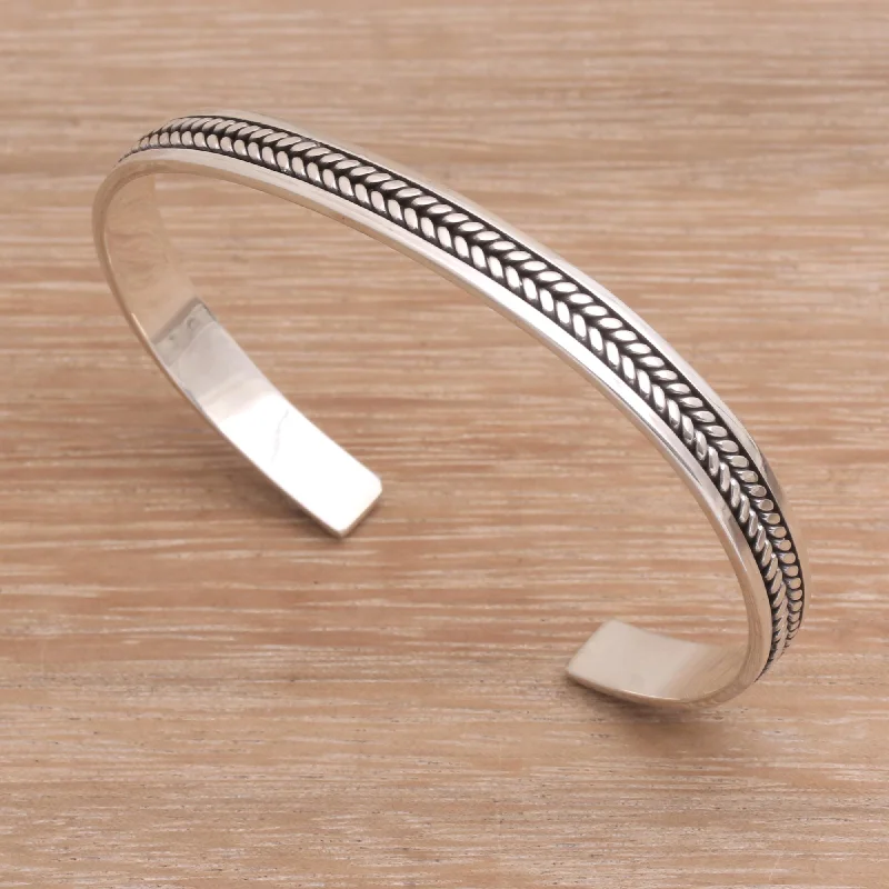 Jewelry Deals That Sparkle – Shop Today Ancient Weave Sterling Silver Cuff Bracelet Handmade in Bali Jewelry Deals That Sparkle – Shop Today Ancient Weave Sterling Silver Cuff Bracelet Handmade in Bali