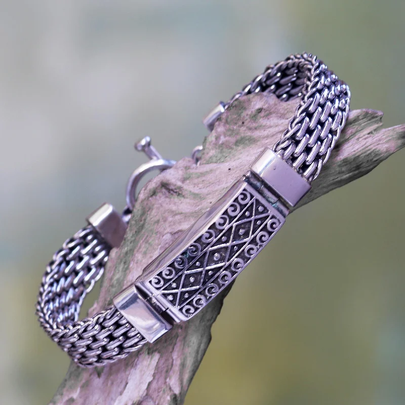 Grab Your Dream Jewelry At The Lowest Prices Bali Spirit Panther Link Chain Bracelet with Pendant in 925 Silver Grab Your Dream Jewelry At The Lowest Prices Bali Spirit Panther Link Chain Bracelet with Pendant in 925 Silver