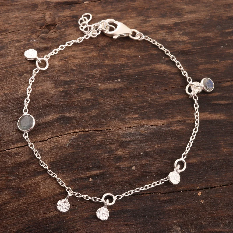 Make Every Moment Shine – Jewelry Discounts Available Cool Aurora Artisan Crafted Labradorite Charm Bracelet from India Make Every Moment Shine – Jewelry Discounts Available Cool Aurora Artisan Crafted Labradorite Charm Bracelet from India