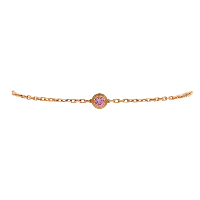 Timeless Elegance, Temporary Discounts – Act Fast D'Amour Bracelet 18K Rose Gold with Pink Sapphire Timeless Elegance, Temporary Discounts – Act Fast D'Amour Bracelet 18K Rose Gold with Pink Sapphire