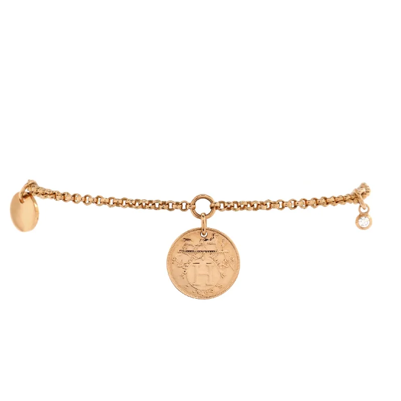 Seasonal Jewelry Sale – Upgrade Your Collection Ex-Libris Bracelet 18K Rose Gold with Diamond Small Seasonal Jewelry Sale – Upgrade Your Collection Ex-Libris Bracelet 18K Rose Gold with Diamond Small