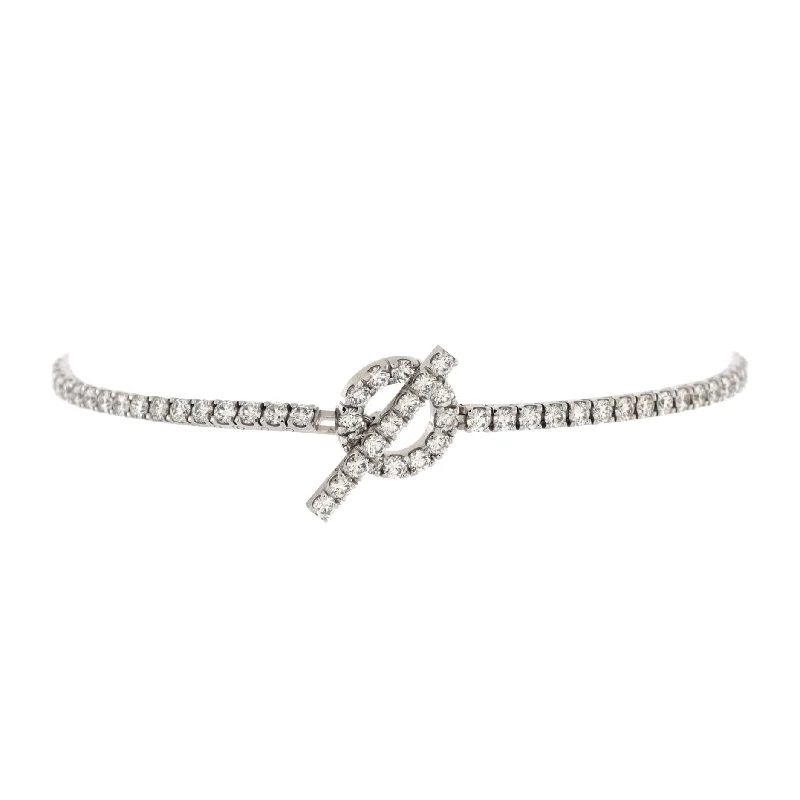 High-End Sparkle, Low-End Prices – Jewelry Sale Live Finesse Bracelet 18K White Gold and Pave Diamonds High-End Sparkle, Low-End Prices – Jewelry Sale Live Finesse Bracelet 18K White Gold and Pave Diamonds
