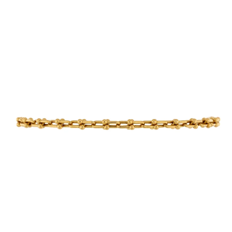Shop Elegant Jewelry At Unbeatable Prices HardWear Link Bracelet 18K Yellow Gold Micro