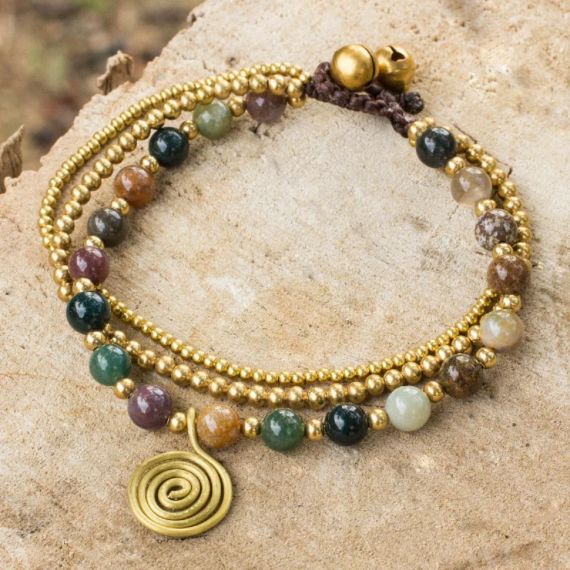 Your Dream Jewelry At Dream Prices – Shop Now Harmonious Blend Thai Beaded Jasper and Brass Bracelet Your Dream Jewelry At Dream Prices – Shop Now Harmonious Blend Thai Beaded Jasper and Brass Bracelet