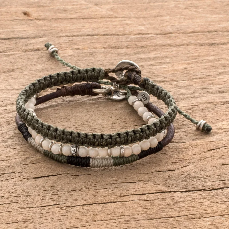 Exclusive Jewelry Sale – Sparkle For Less Highland Elements Neutral Tones Macrame Bracelets from Guatemala (Set of 3) Exclusive Jewelry Sale – Sparkle For Less Highland Elements Neutral Tones Macrame Bracelets from Guatemala (Set of 3)