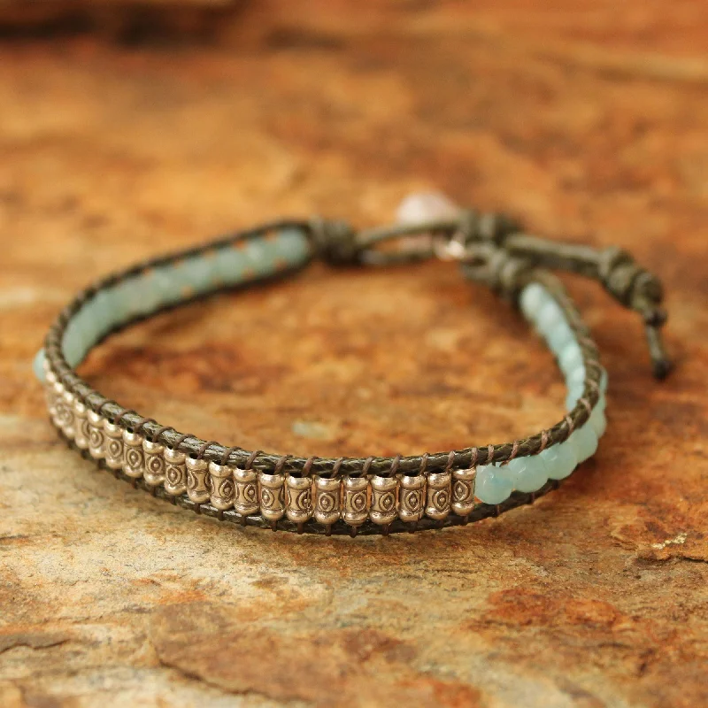 Stunning Statement Jewelry, Unbeatable Discounts Hill Tribe Memory Amazonite and quartz beaded bracelet Stunning Statement Jewelry, Unbeatable Discounts Hill Tribe Memory Amazonite and quartz beaded bracelet