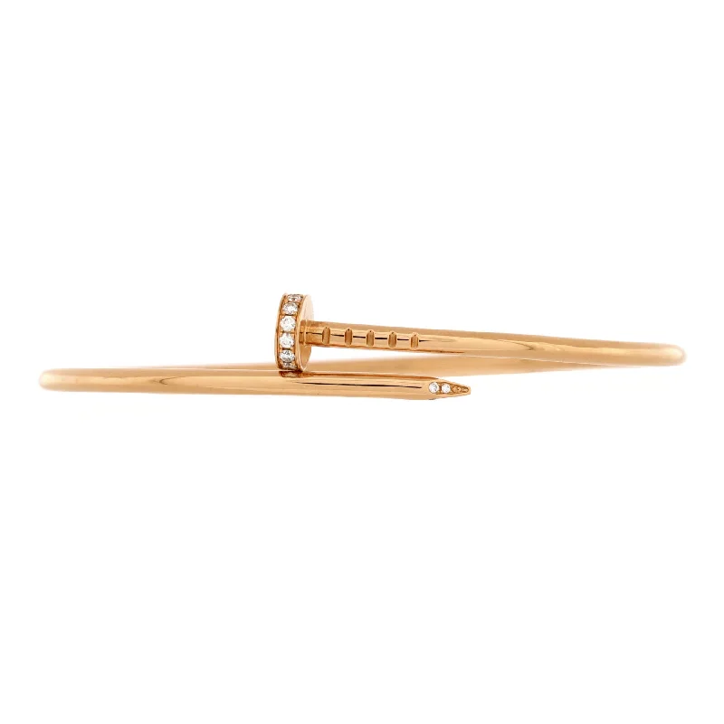 Flash Sale On Elegant Jewelry – Don't Miss Out Juste un Clou Bracelet 18K Rose Gold with Diamonds Small Flash Sale On Elegant Jewelry – Don't Miss Out Juste un Clou Bracelet 18K Rose Gold with Diamonds Small