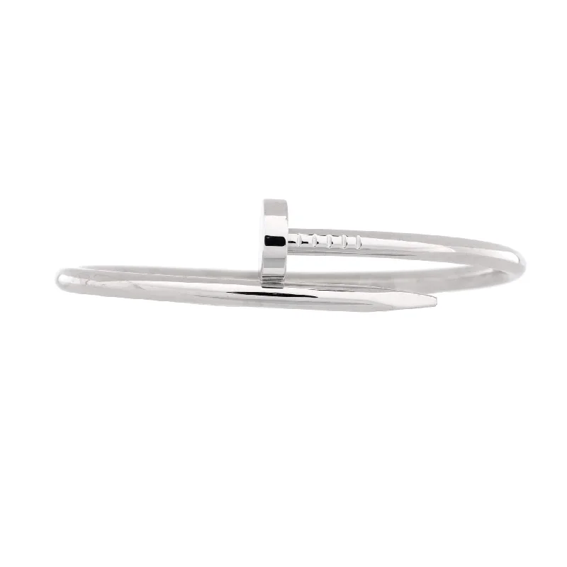 Delicate Crystal Jewelry For Sophisticated Charm Juste un Clou Bracelet 18K White Gold Classic Delicate Crystal Jewelry For Sophisticated Charm Juste un Clou Bracelet 18K White Gold Classic