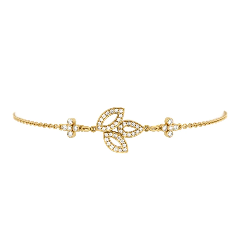 High-End Jewelry, Now More Affordable Than Ever Lily Cluster Bracelet 18K Yellow Gold with Diamonds High-End Jewelry, Now More Affordable Than Ever Lily Cluster Bracelet 18K Yellow Gold with Diamonds