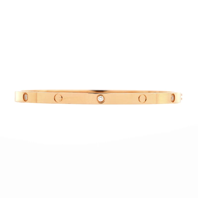 Shop High-Quality Jewelry At Jaw-Dropping Discounts Love 6 Diamond Bracelet 18K Rose Gold and Diamonds Small Shop High-Quality Jewelry At Jaw-Dropping Discounts Love 6 Diamond Bracelet 18K Rose Gold and Diamonds Small