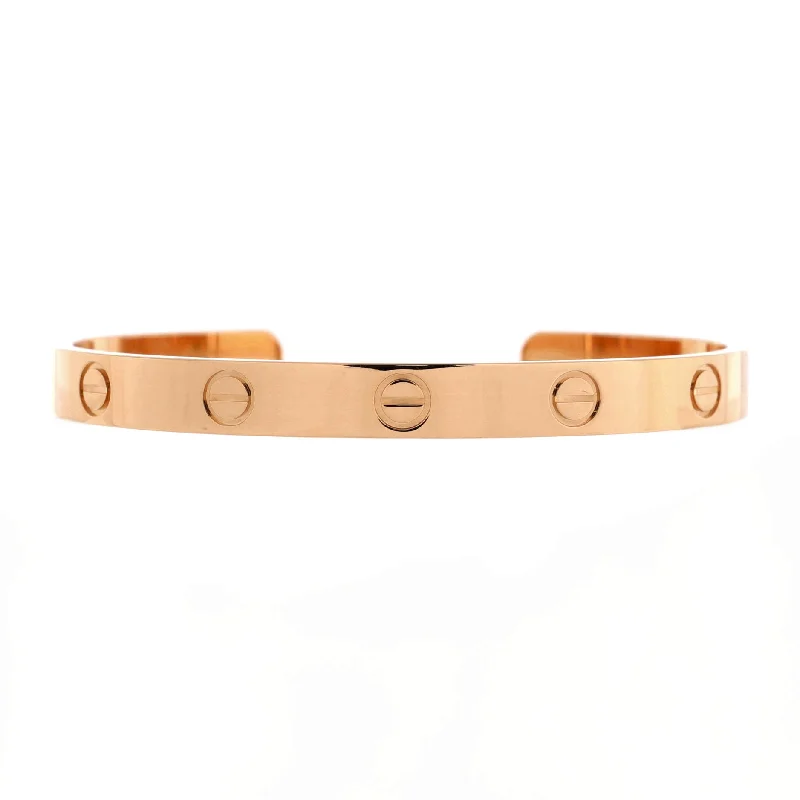 Exclusive Jewelry Sale – Limited-Time Discounts Love Cuff Bracelet 18K Rose Gold