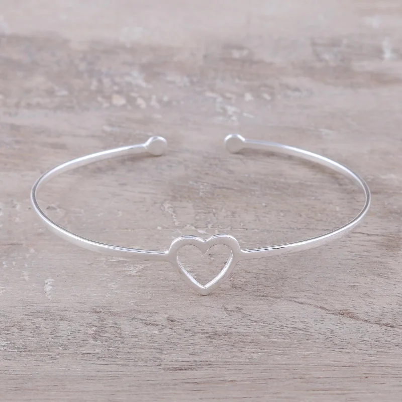 Save On Luxury Jewelry Pieces – Limited-Time Offers Love Gleams Sterling Silver Heart Cuff Bracelet from India Save On Luxury Jewelry Pieces – Limited-Time Offers Love Gleams Sterling Silver Heart Cuff Bracelet from India