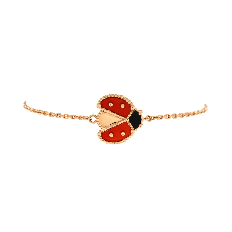 Best Jewelry Deals – Shop Premium Pieces At Great Prices Lucky Spring Open Wings Ladybug Bracelet 18k Rose Gold with Carnelian and Onyx Best Jewelry Deals – Shop Premium Pieces At Great Prices Lucky Spring Open Wings Ladybug Bracelet 18k Rose Gold with Carnelian and Onyx