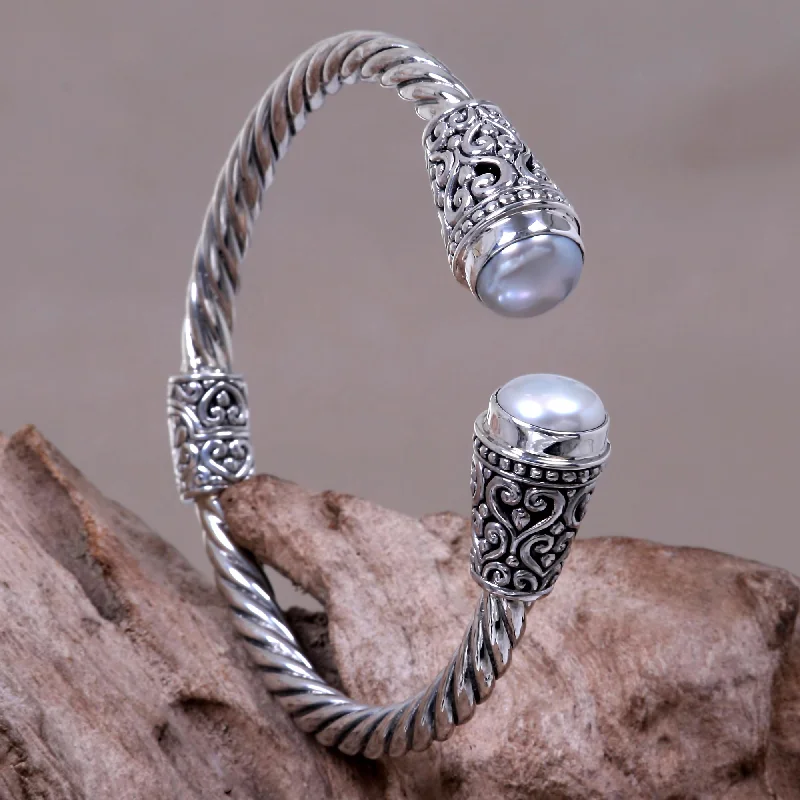 Your Perfect Accessory Now At The Best Price Precious Dewdrops Hand Crafted Cultured Freshwater Pearl Cuff Bracelet Your Perfect Accessory Now At The Best Price Precious Dewdrops Hand Crafted Cultured Freshwater Pearl Cuff Bracelet