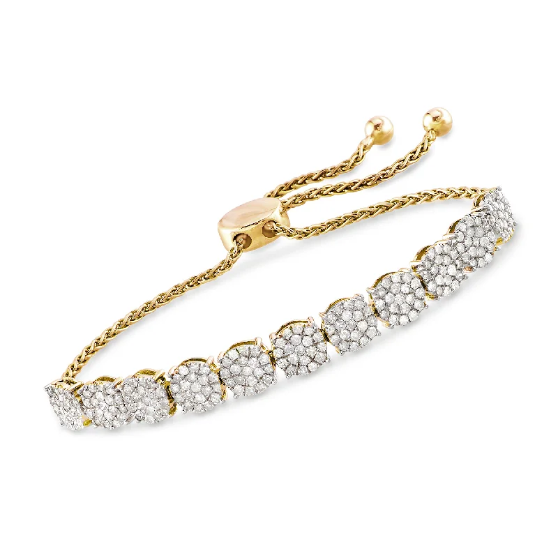 Limited-Time Jewelry Sale – Don't Miss These Deals Ross-Simons Diamond Cluster Bolo Bracelet in 18kt Gold Over Sterling Limited-Time Jewelry Sale – Don't Miss These Deals Ross-Simons Diamond Cluster Bolo Bracelet in 18kt Gold Over Sterling