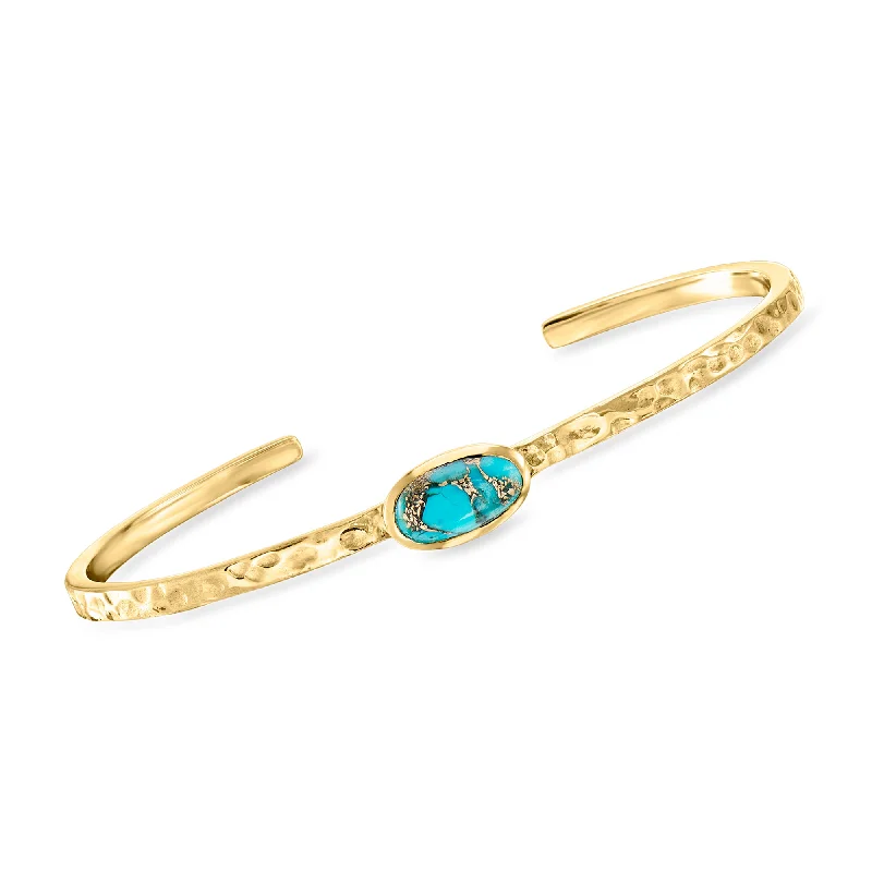 Shop Fine Jewelry With Exclusive Savings Ross-Simons Turquoise Slender Cuff Bracelet Shop Fine Jewelry With Exclusive Savings Ross-Simons Turquoise Slender Cuff Bracelet