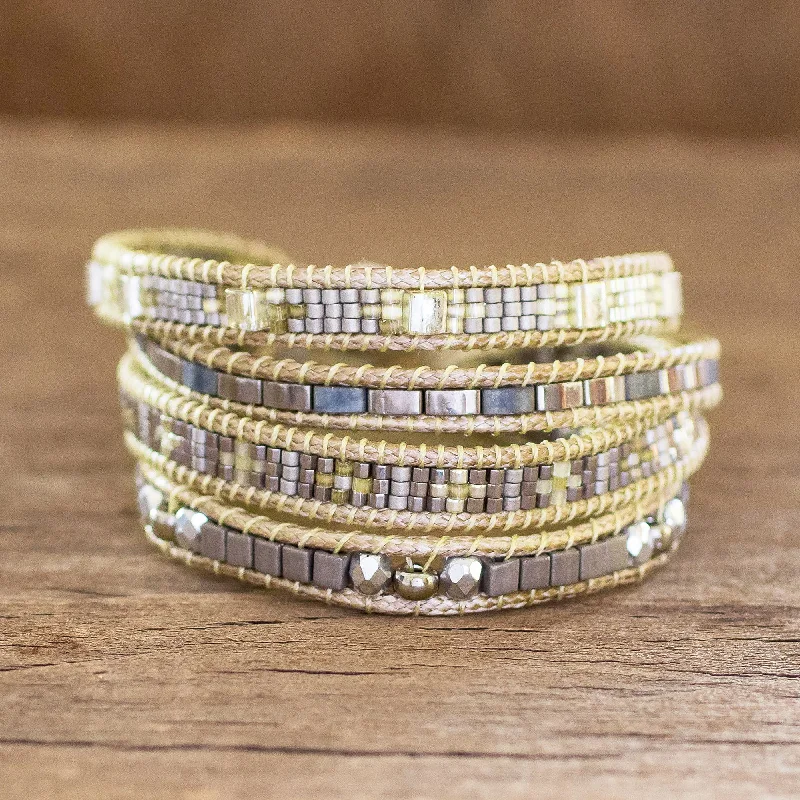 Bestselling Jewelry At Special Promotional Rates Silver Reflection Silvery Beaded Wristband Bracelet from Guatemala Bestselling Jewelry At Special Promotional Rates Silver Reflection Silvery Beaded Wristband Bracelet from Guatemala