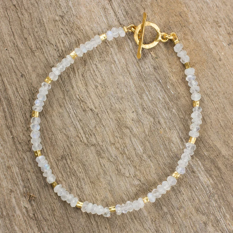 The Perfect Jewelry Piece At The Perfect Discount Simply Fascinating Thai Fair Trade Rainbow Moonstone Bead Bracelet The Perfect Jewelry Piece At The Perfect Discount Simply Fascinating Thai Fair Trade Rainbow Moonstone Bead Bracelet