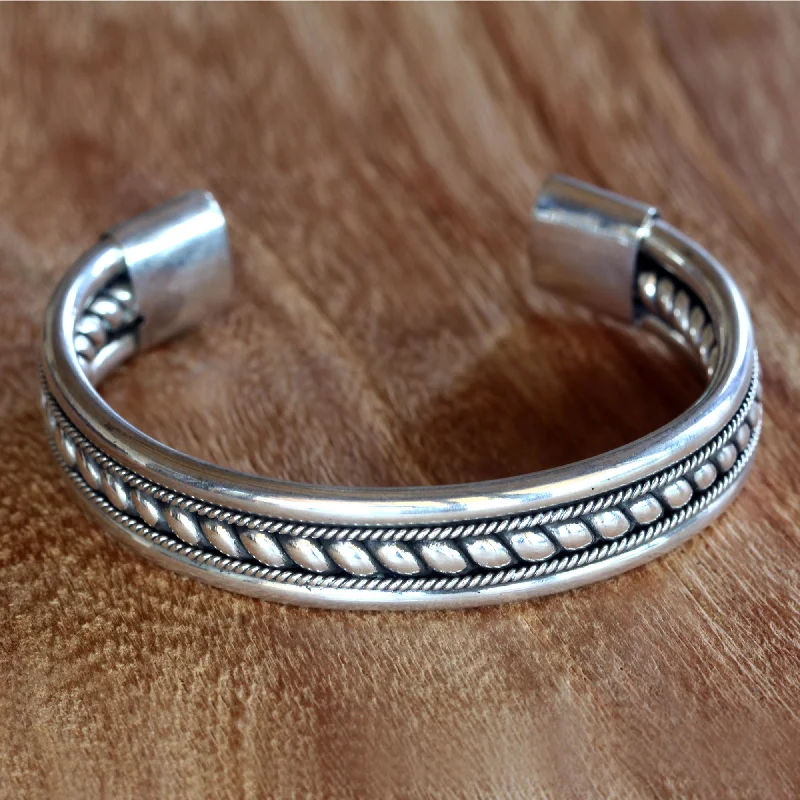 Fashion-Forward Jewelry At Incredible Prices Strength of Celuk Modern Sterling Silver Cuff Bracelet Handcrafted in Bali Fashion-Forward Jewelry At Incredible Prices Strength of Celuk Modern Sterling Silver Cuff Bracelet Handcrafted in Bali