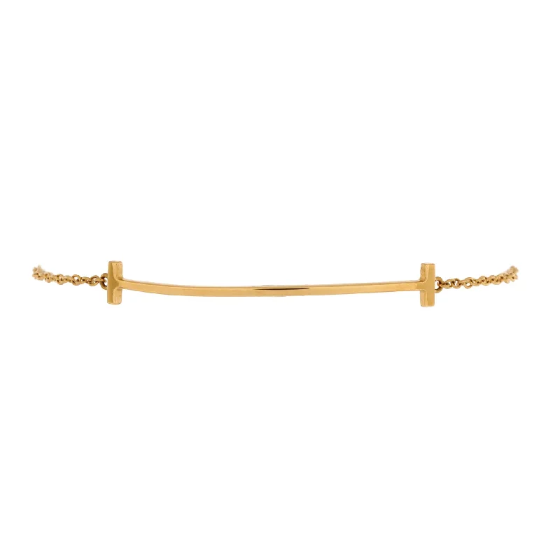 High-Quality Jewelry At A Fraction Of The Cost T Smile Chain Bracelet 18K Yellow Gold Medium High-Quality Jewelry At A Fraction Of The Cost T Smile Chain Bracelet 18K Yellow Gold Medium
