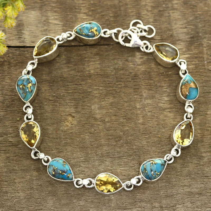 Don't Miss Out On Bestselling Jewelry At Special Prices Tears of India Citrine Link Bracelet from India Don't Miss Out On Bestselling Jewelry At Special Prices Tears of India Citrine Link Bracelet from India