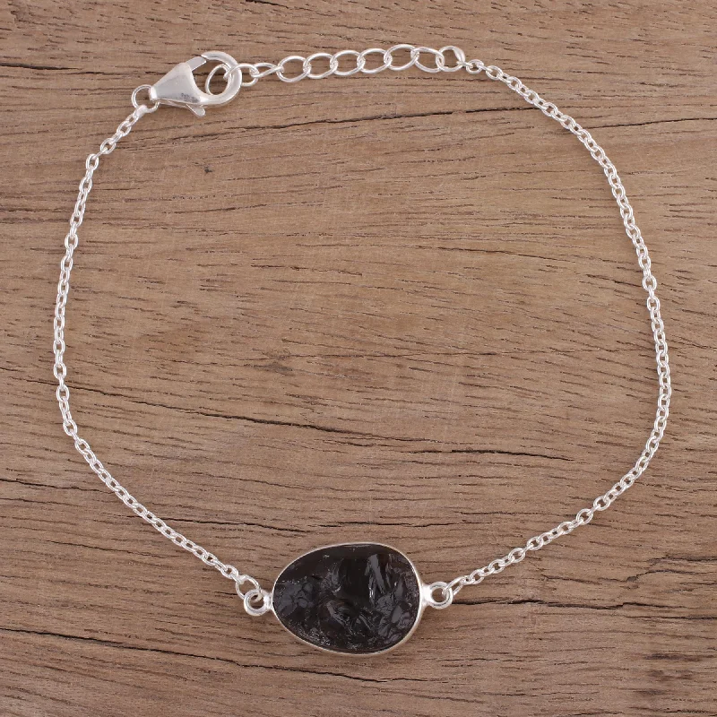 Limited-Time Jewelry Discounts – Shine Without The Splurge Trendy Egg Smoky Quartz Egg-Shaped Pendant Bracelet from India