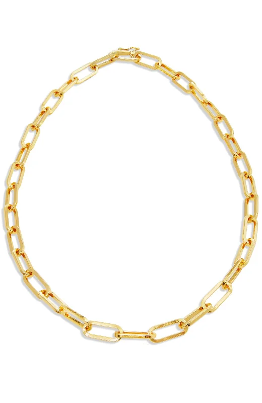 Limited-Time Offer On Premium Jewelry Collections 18K GOLD PLATED PAPERCLIP LINK NECKLACE Limited-Time Offer On Premium Jewelry Collections 18K GOLD PLATED PAPERCLIP LINK NECKLACE