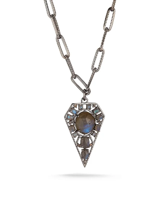 Trending Jewelry Styles Now At Limited-Time Discounts Banji Jewelry Silver 11.88 ct. tw. Diamond & Labradorite Pendant Necklace Trending Jewelry Styles Now At Limited-Time Discounts Banji Jewelry Silver 11.88 ct. tw. Diamond & Labradorite Pendant Necklace