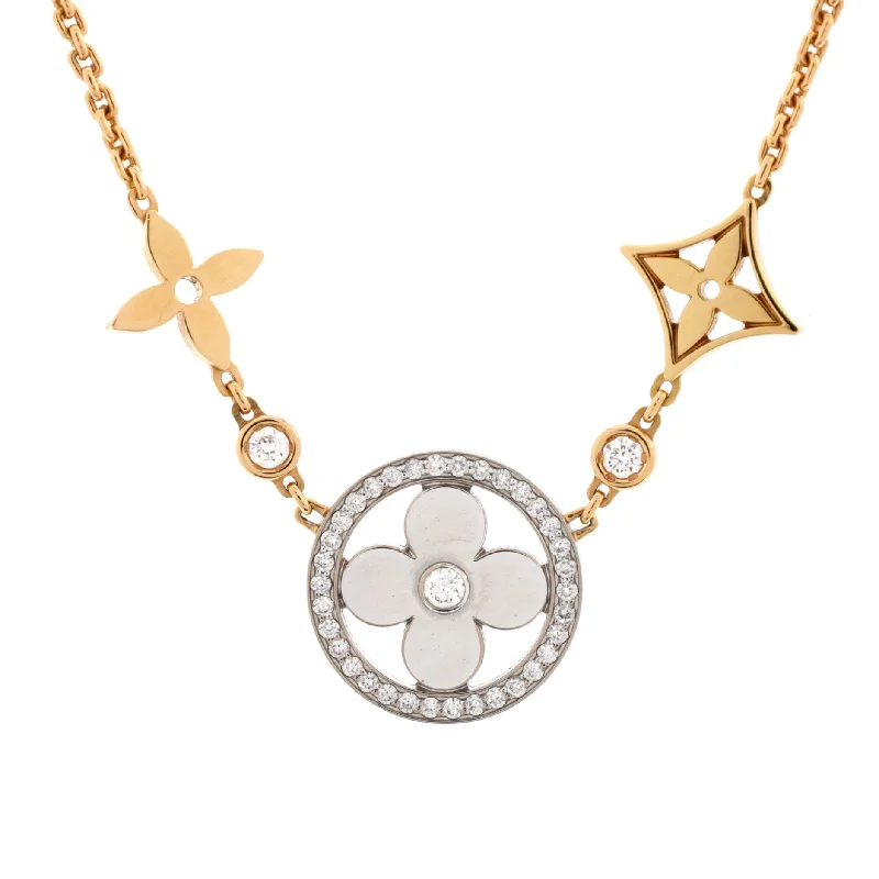 Flash Sale On Elegant Jewelry – Don't Miss Out Blossom XL Necklace 18K Tricolor Gold with Diamonds Flash Sale On Elegant Jewelry – Don't Miss Out Blossom XL Necklace 18K Tricolor Gold with Diamonds