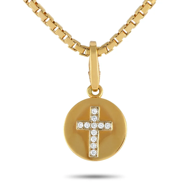 Exclusive Online Discounts On Stylish Jewelry Cartier 18K Yellow Gold Diamond Cross Pendant Necklace CA30-111224 Exclusive Online Discounts On Stylish Jewelry Cartier 18K Yellow Gold Diamond Cross Pendant Necklace CA30-111224